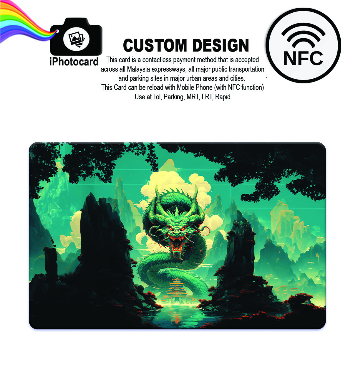 Touch n Go Card NFC TNG - YEAR OF THE DRAGON - LIMITED EDITION - Card with NFC function