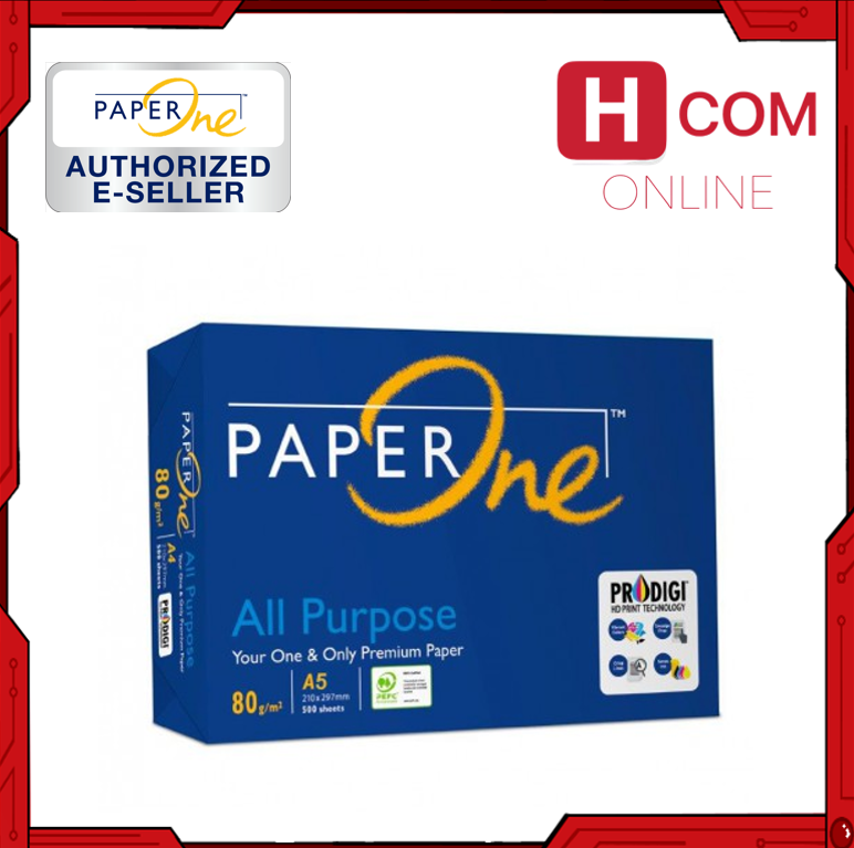 PaperOne A5 All Purpose 80gsm - 500 Sheets