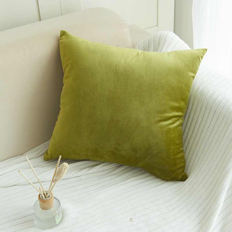 23 Colors 【IN STOCK】Velvet Sofa Throw Pillow Covers 30x50cm/40x40cm/45x45cm/50x50cm/55x55cm Decorative Cushion Cover Hot Velvet Pillows Case Modern Simple Couch Decorative for Living Room Car Office Hotel Waist Pillowcase