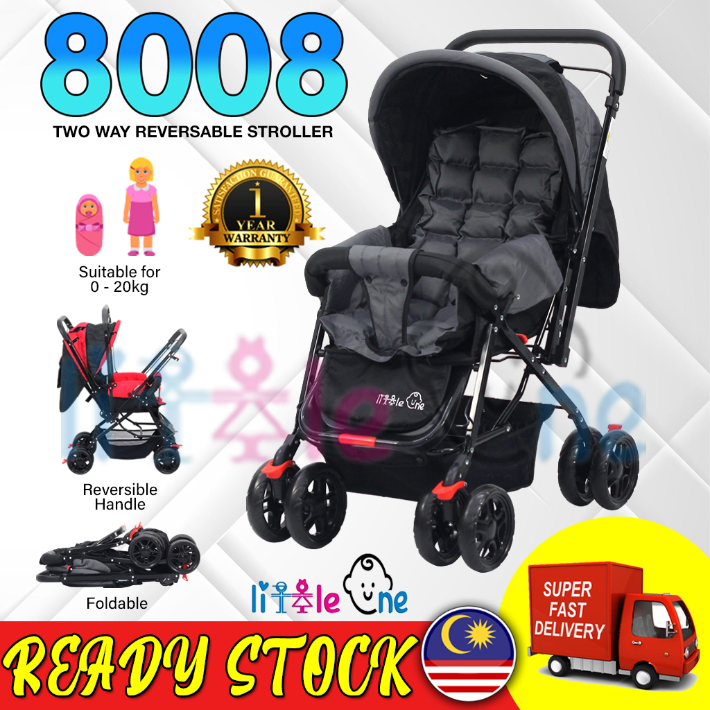 LITTLE ONE Two Way Facing 8008 Stroller NEW BORN TO 4 YEARS OLD BEST SELLER BEST BUY