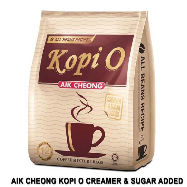 Aik Cheong Kopi O - Creamer & Sugar Added (25g x 12s) 300g | Hainan