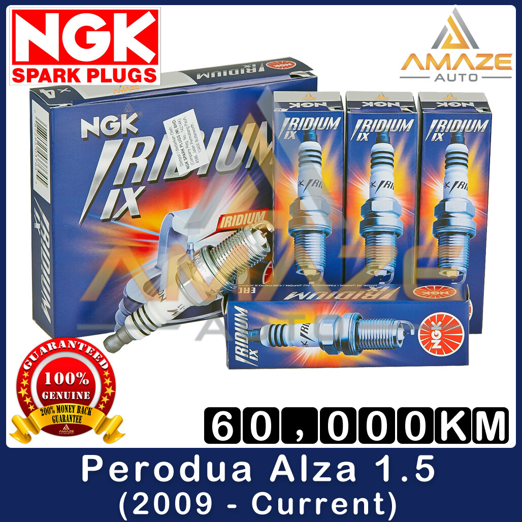 NGK Iridium IX Spark Plug for Perodua Alza 1.5 (2009 - Current) - Performance Spark Plug Last 60,000KM [Amaze Autoparts]