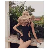 coxiva Swimsuits for Women Summer New Sexy Side Waist Bikini Swimsuit One Piece Swim Wear Out Fit Deep V Sexy Swimsuit Leisure Vacation Beach Outfit
