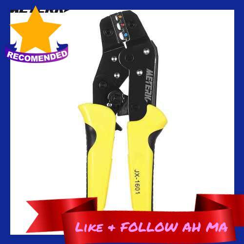 Best Selling Meterk Professional Wire Crimper Engineering Ratchet Terminal Crimping Pliers JX-02C 0.