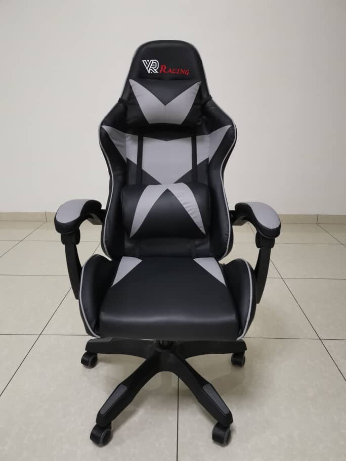 ?READY STOCK Ergonomic Adjustable Gaming Chair Office Chair Head and Lumbar Pillow / Kerusi Gaming / Kerusi Kompu