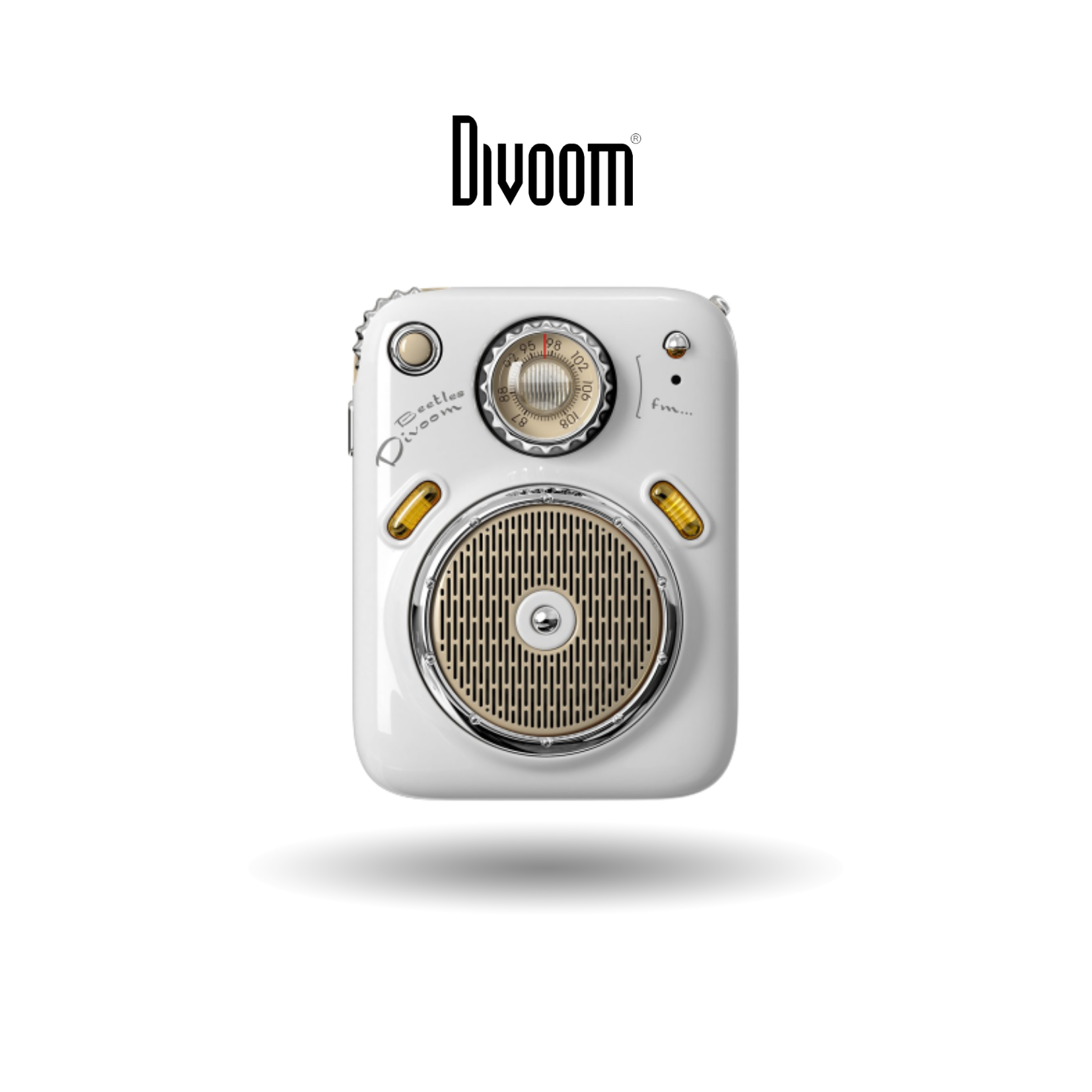 Divoom Beetles-FM | 8 Hours Play Time | Radio FM, TF card, FM, Bluetooth | Enhanced Bass Sound