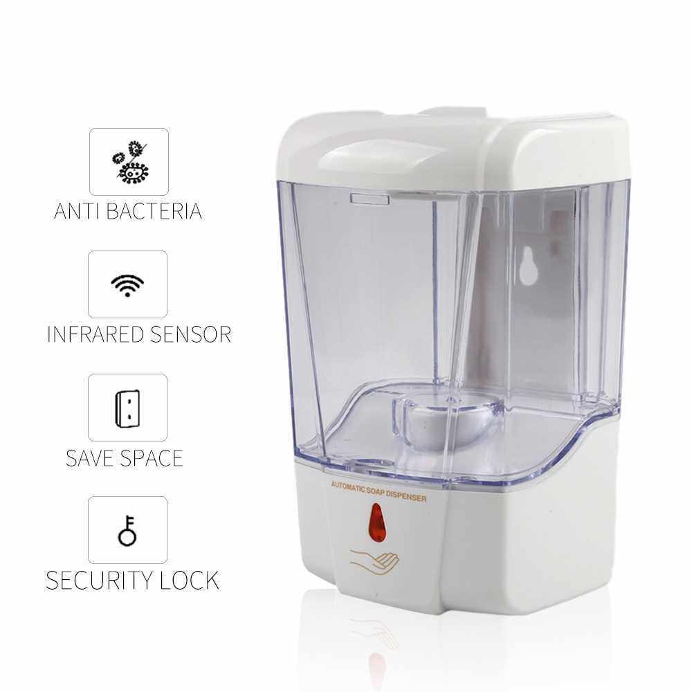 Automatic Soap Dispenser Hand Sterilizer Infrared Motion Sensor Hand Disinfectant Shampoo Soap Alcohol Waterproof for Bathroom Kitchen Hotel Restaurant 700mL Capacity (Standard)