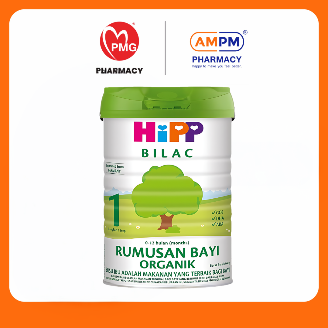 HIPP - Susu Formula Bayi Organik HIPP BILAC Tahap 1 (0-12 Bulan) 900g