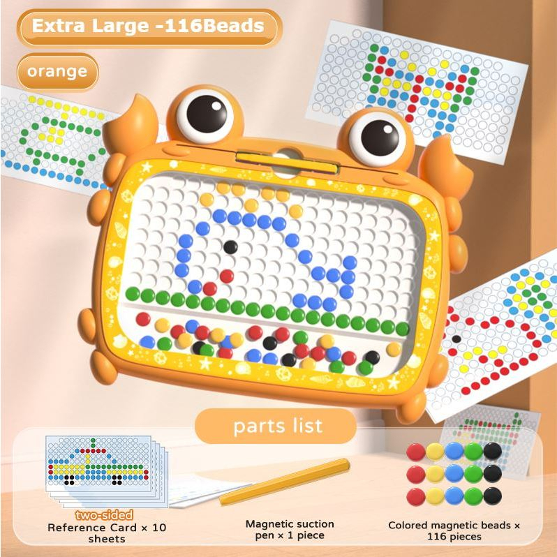 #Readystock Crab Magnetic Drawing Board Kids Education Toys Mainan Melukis Doodle Board with Pen Educational Toys