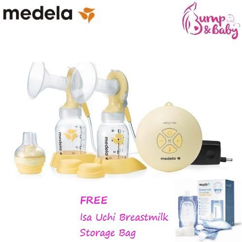 Medela - Swing Maxi Double Breastpump (With Calma) Combo with Free Gifts