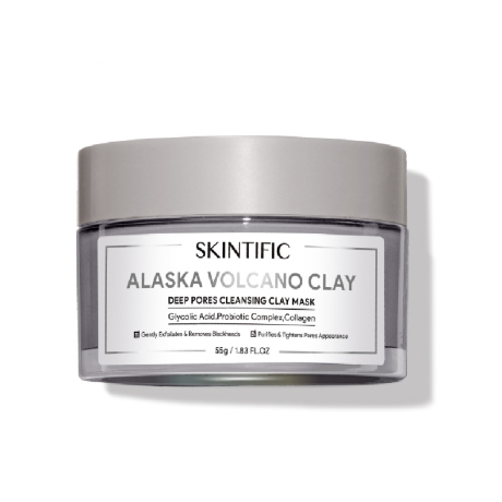 SKINTIFIC Clay Mask (55g) ( Mugwort Anti Pores & Acne / Alaska Volcano Deep Pores Cleansing )
