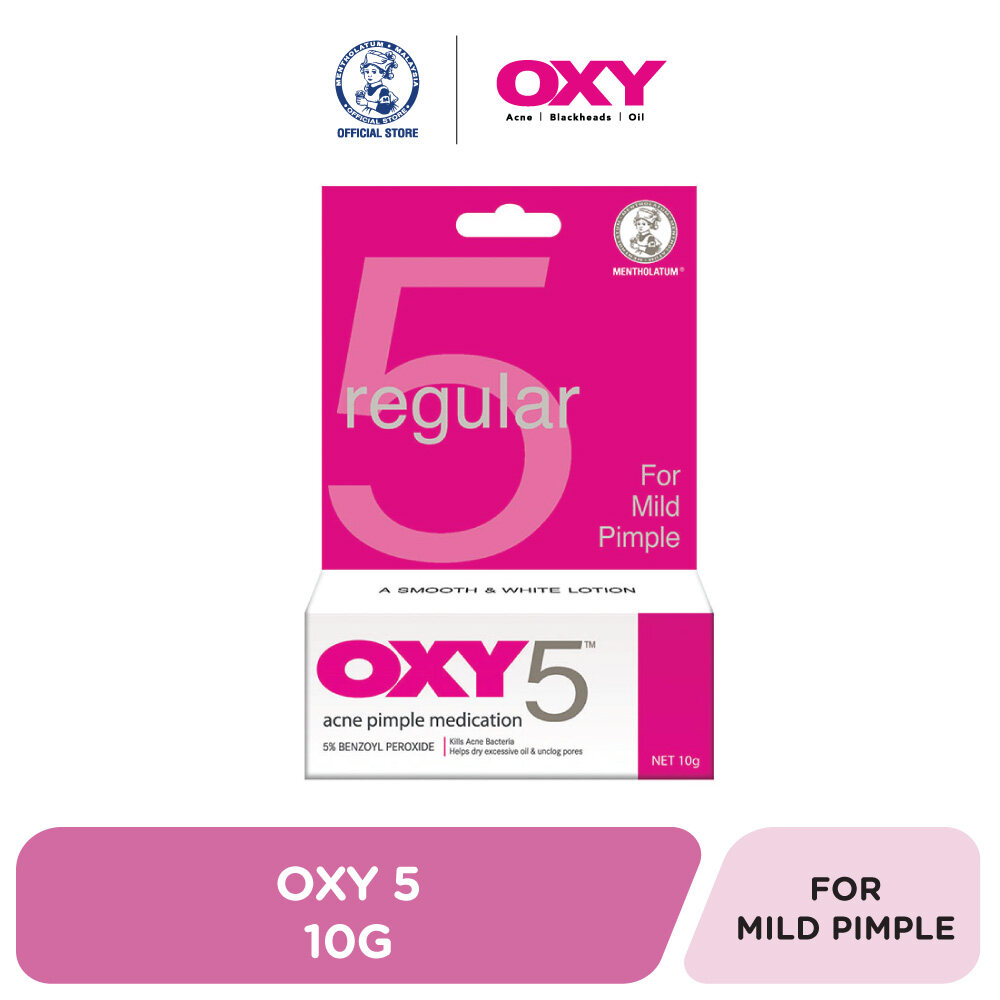 OXY 5 ACNE PIMPLE TREATMENT With Benzoyl Peroxide 10G ( For Mild Pimples)
