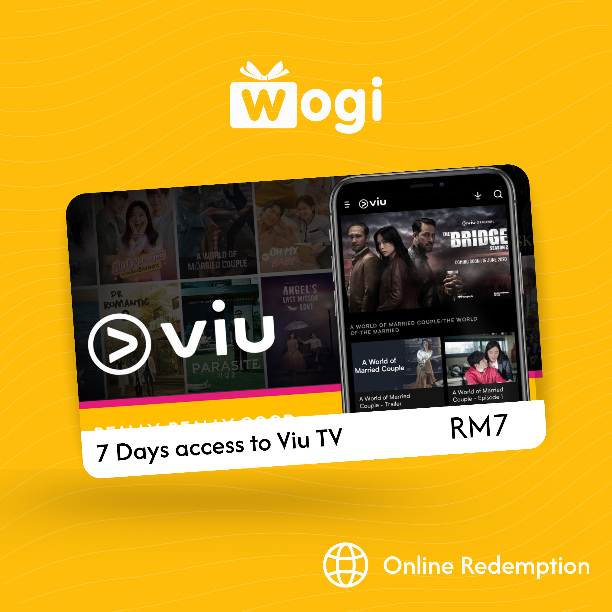 7 Days Access to Viu Premium e-Voucher RM7 (Valid for 30 days)