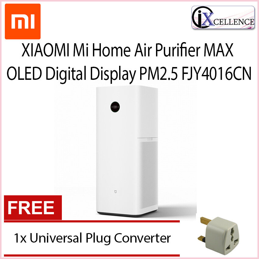 [IX] XIAOMI Mi Home Air Purifier MAX OLED Digital Display PM2.5 (White) FJY4016CN