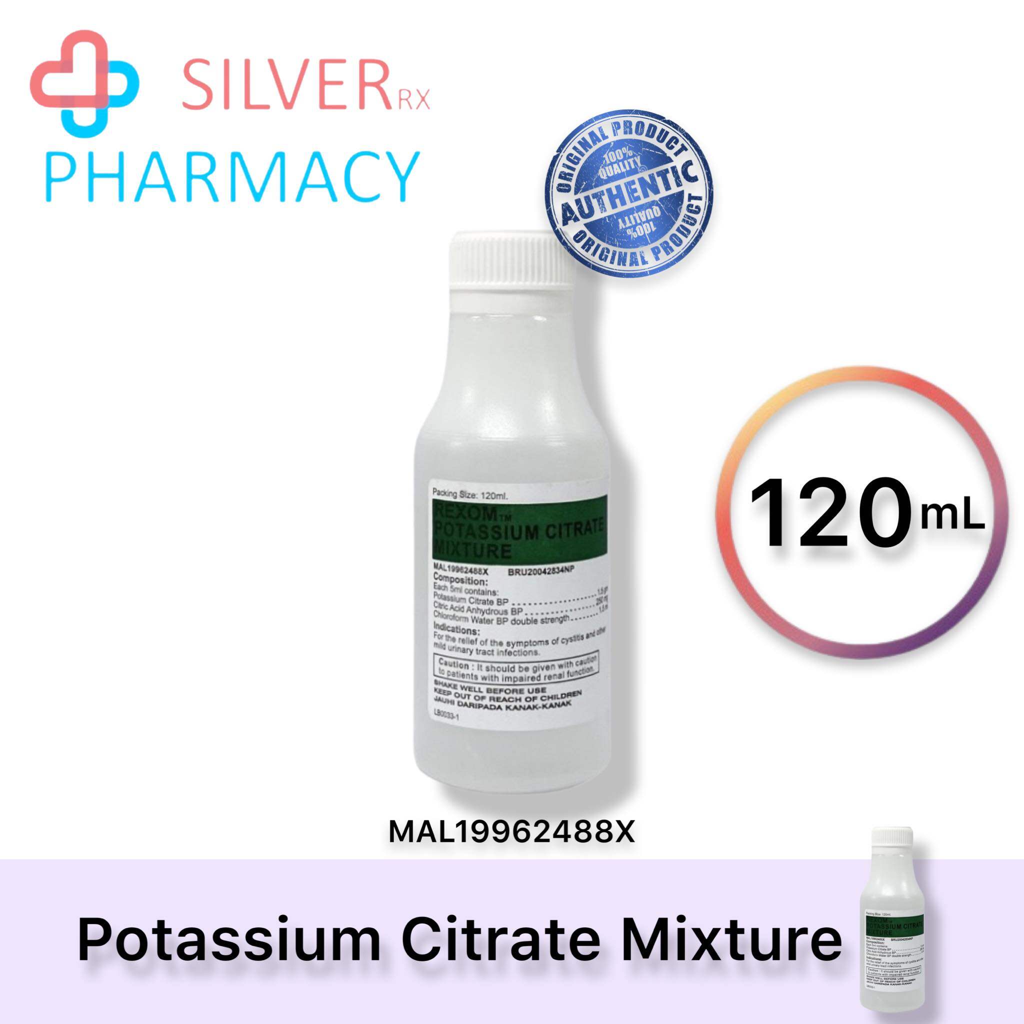 [Exp 04/2026] Rexom Potcit Potassium Citrate Mixture 120mL [Single/ Twin]