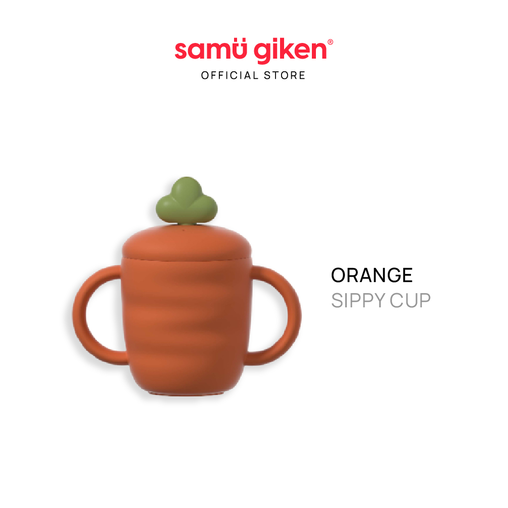 Samu Giken Baby Carrot Sillicone Feeding Set | Set Pemakanan Karot Silikon Bayi Model:SLC-5IN1-CARROT