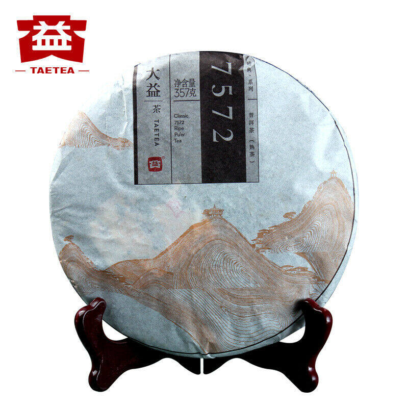 2014 Classic 7572 Ripe Pu'er Tea Menghai Dayi Puer Tea Cake TAETEA Pu-erh 357g ราคา 1,385 บาท*ส่งฟรี