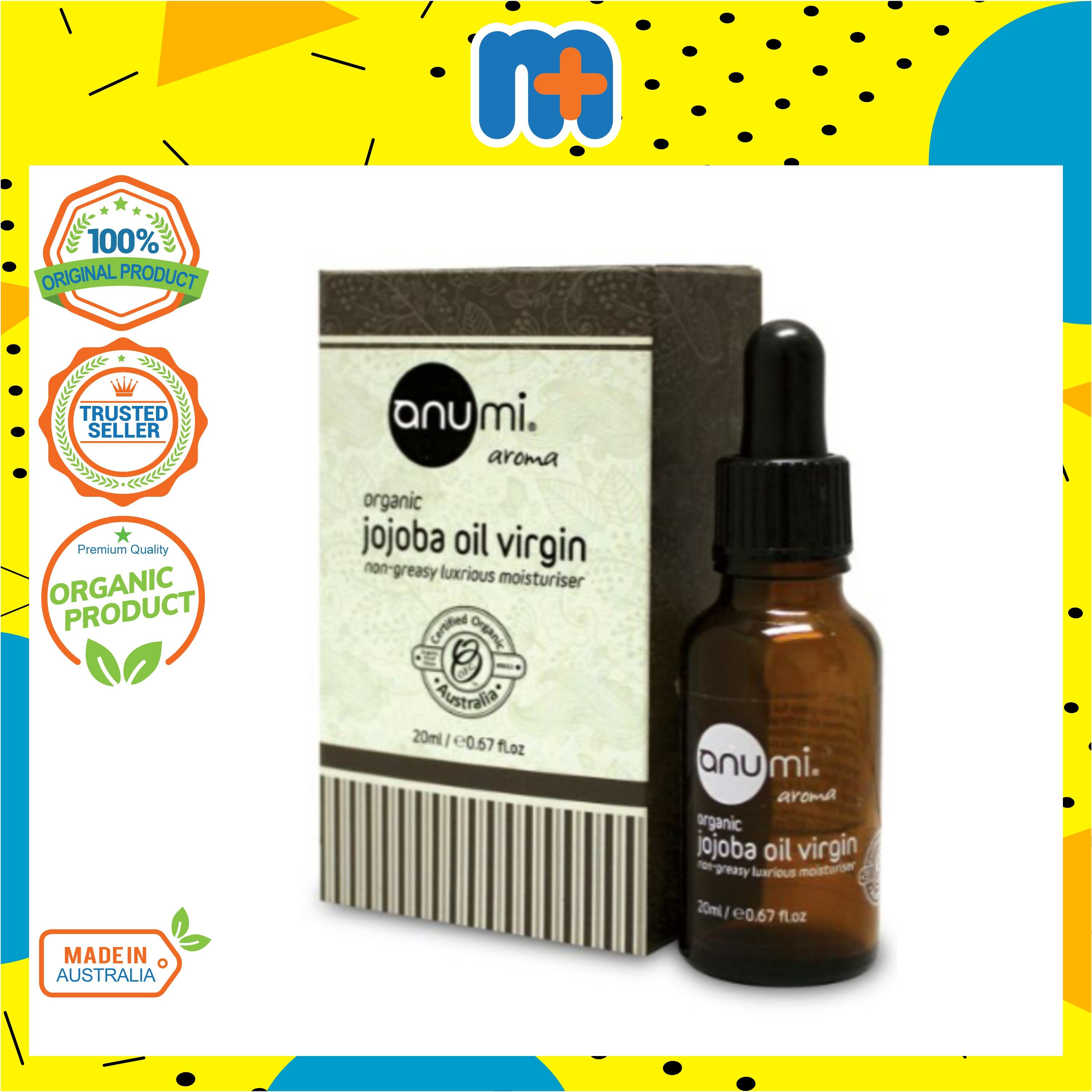 [MPLUS] Anumi Jojoba Oil Virgin - Certified Organic 20ml