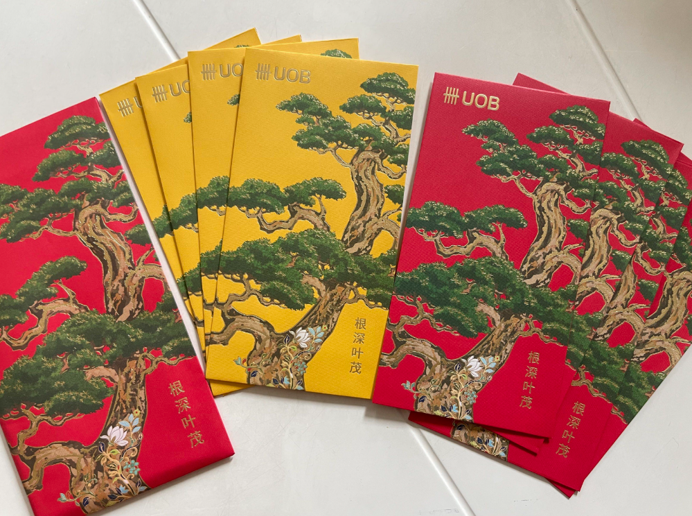 Ang pow 2026 UOB Wealth ang pao Red Packet 8pcs