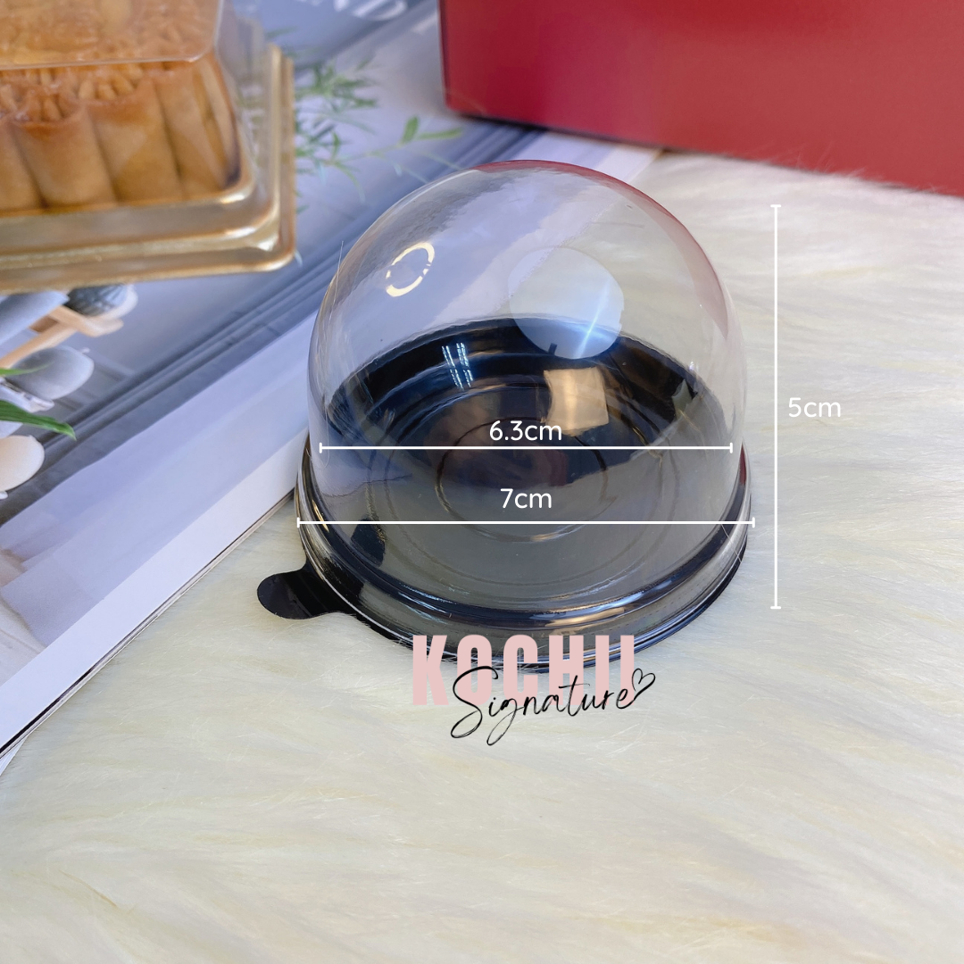 KOCHII 50PCS Plastic Mooncake Tray Container / Doorgift Plastic Packaging / Mooncake Box / Dessert Mochi Mooncake Packaging / 雪媚娘上海月饼蛋黄酥包装盒