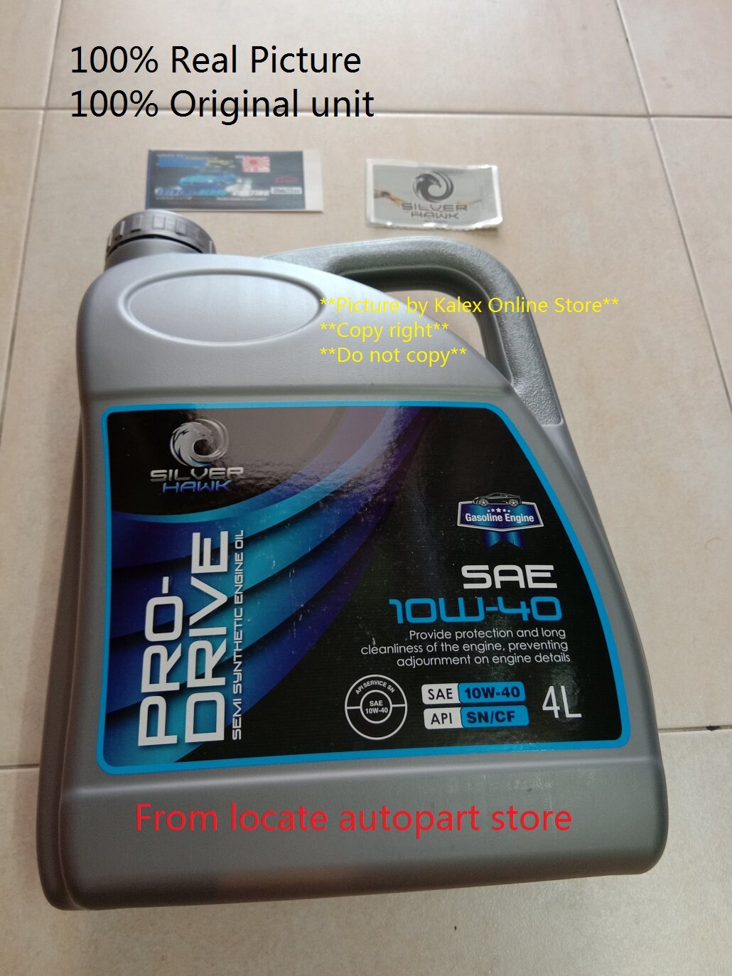 [LIMITED VALUE PACK HONDA OIL FILTER] Silver Hawk Semi Synthetic 10W40