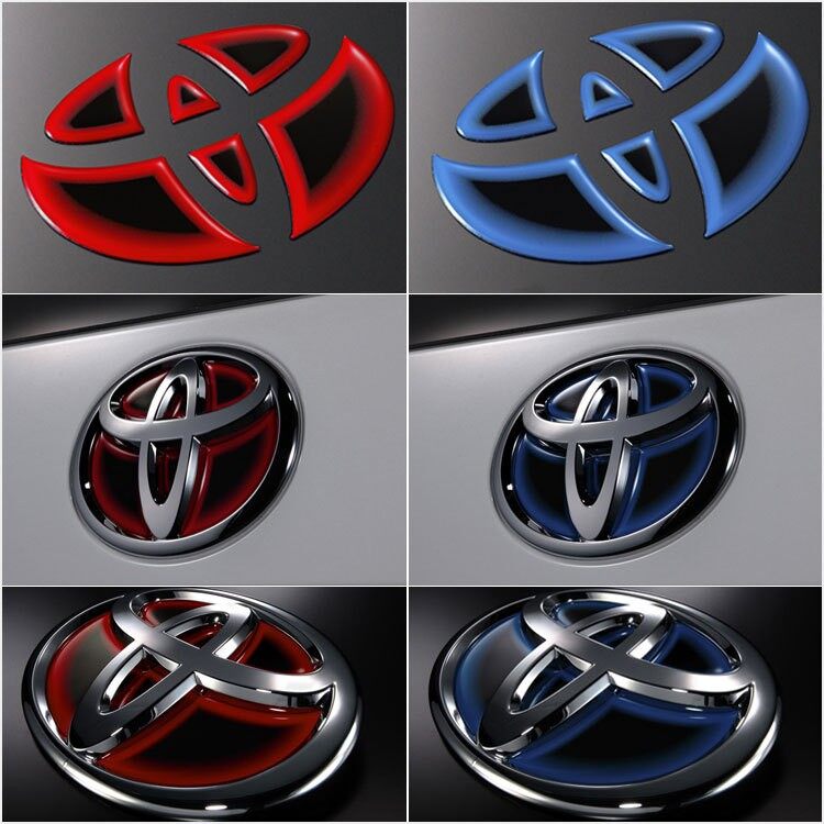 Hot New Steering Wheel Front Rear Emblem Badge Sticker Decal Toyota Vios