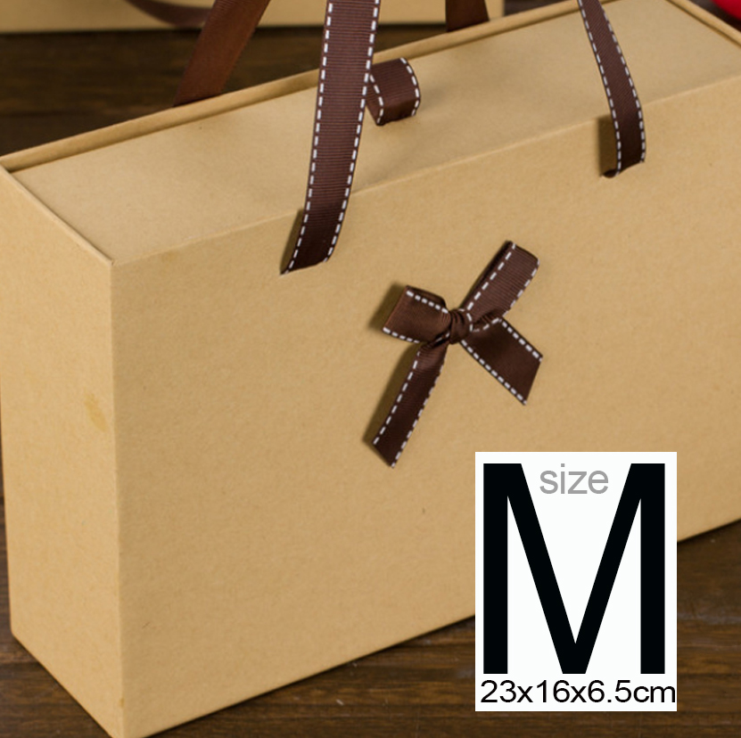 Khaki brown Pull-out portable gift box love gift box packaging present box / 卡其褐带 抽拉式手提礼盒 礼品盒 礼物包装盒 / Kota hadiah