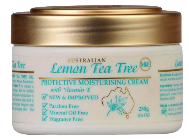AUSTRALIAN CREAMS LEMON TEA TREE PROTECTIVE MOISTURIZING WITH VITAMIN E CREAM 250G