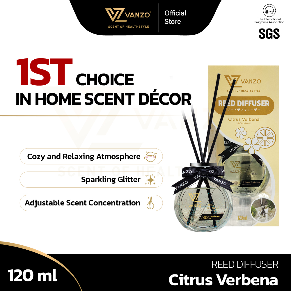 VANZO Reed Diffuser Tea Series - Cloud Mist Tea Essence 伯牙绝弦 120ml