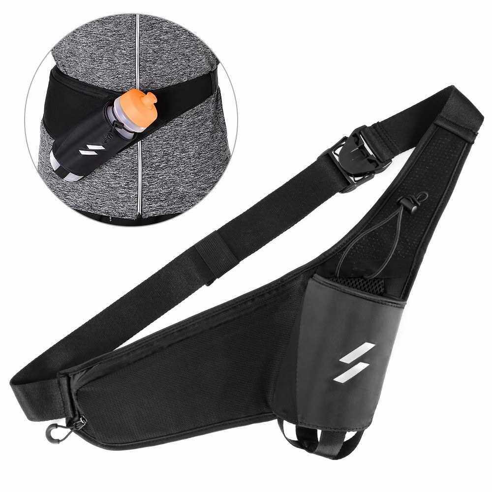 Outdoor Sports Hydration Belt Waist Pack Crossbody Sling Pack Running Climbing Hiking Cycling Gym Fitness Marathon Waist Hip Bag (Standard)