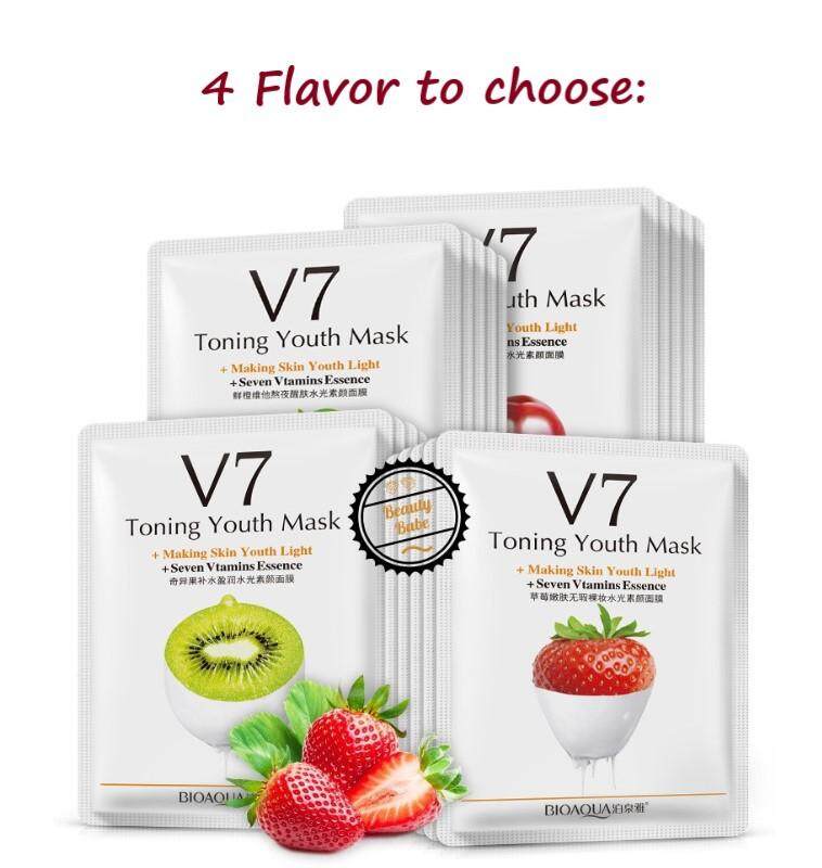 ROREC V7 Toning Facial Mask [4 Flavor to choose] - READY STOCK