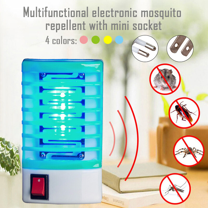 Bẫy Muỗi Điện Tử Bug Zapper Plug-In LED Cho Trong Nhà