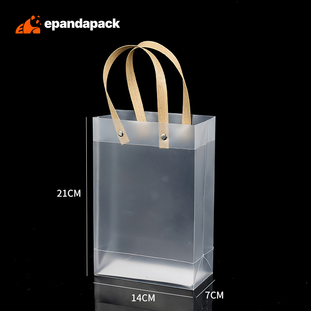 Frosted Transparent PP Gift Bag Beg Plastik Cenderahati Door Gift Kahwin Birthday Hadiah