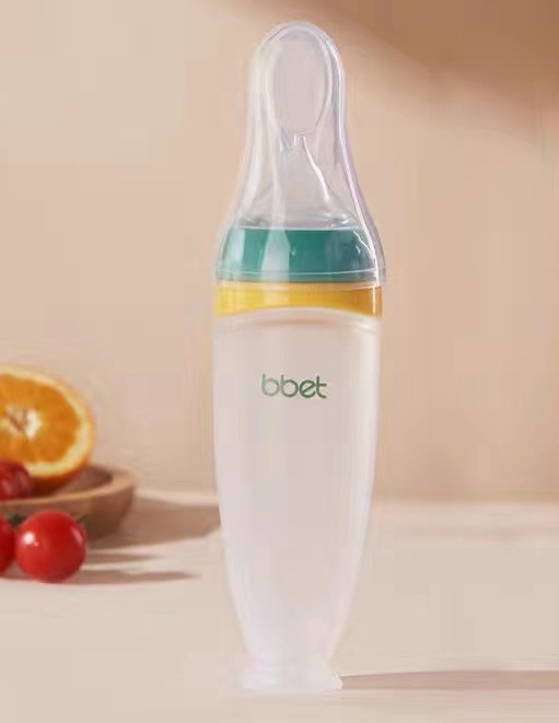 Toki - Bbet High Quality Spoon Feeder Squeeze Bottle All In One Solution Fruits Cereal Milk Feeding BPA Free Newborn Baby Training Sudu Bayi Berkualiti