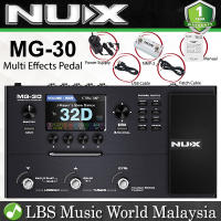 Nux MG-30 Versatile Pro Level Modeler Electric Guitar Multi Effects Pedal (MG30 MG 30)