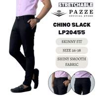 Pazze Seluar Panjang Chino Skinny Fit Chino Pants - Black Khaki Dark Grey Size 26 - 40 | LP20159/455 (NEW)
