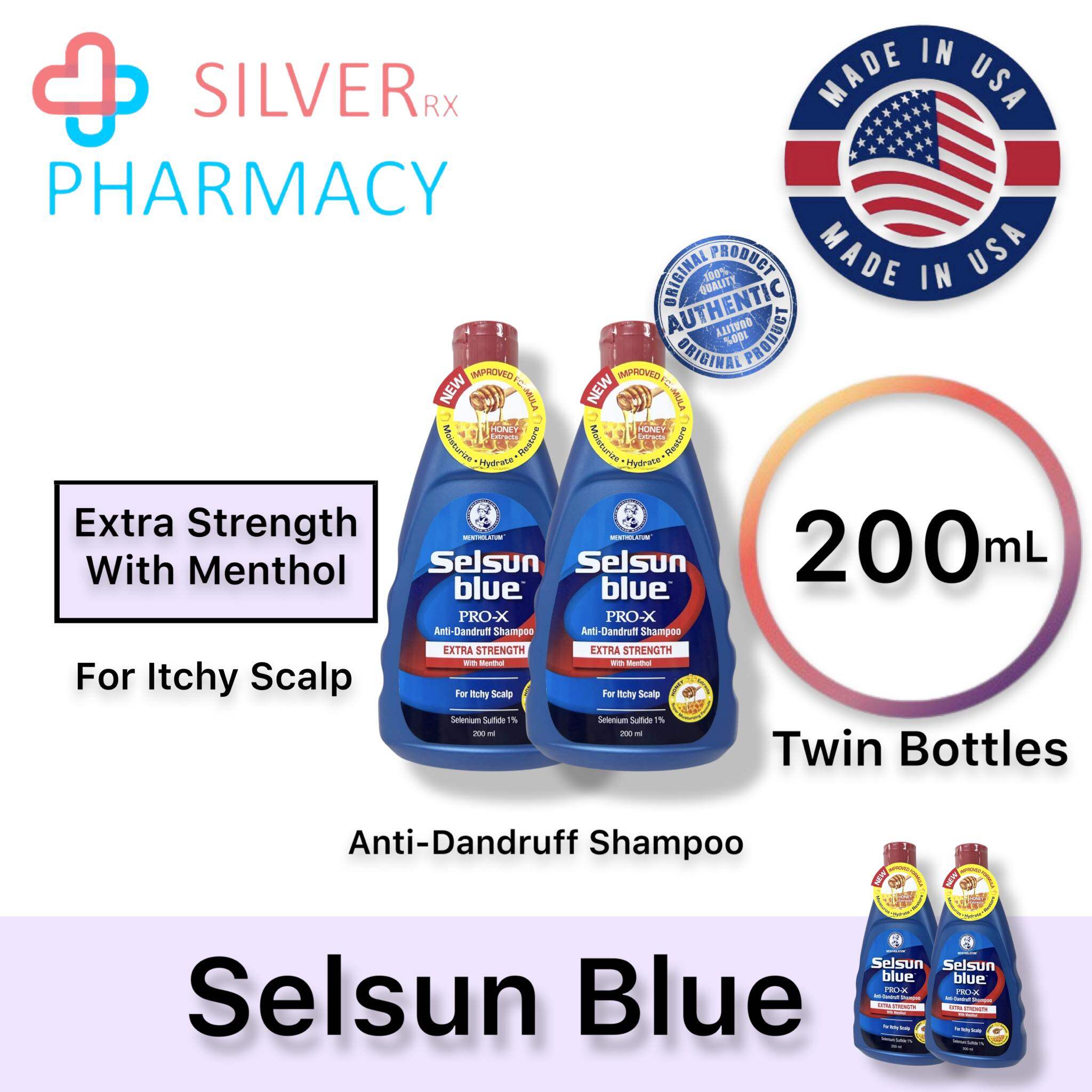 [EXP 07/2025] Selsun Blue ProX Anti Dandruff Extra Strength with