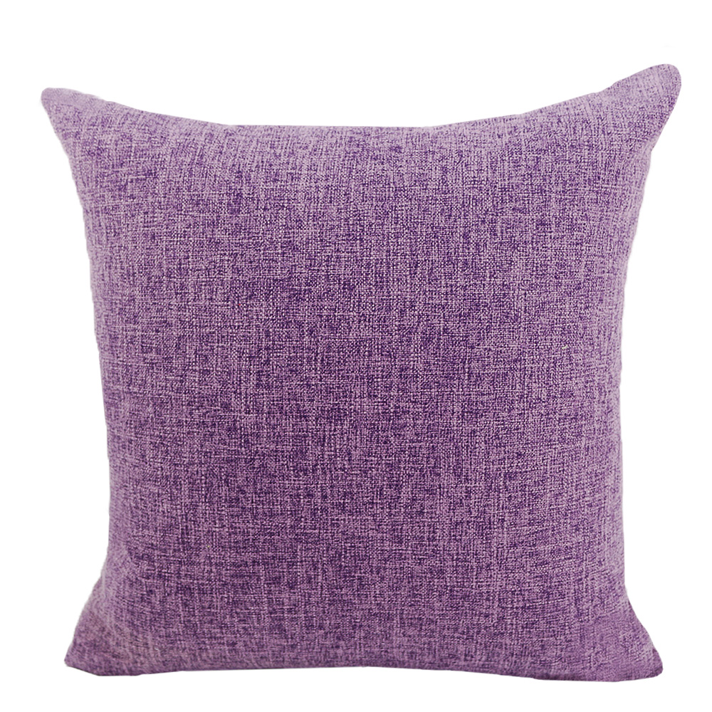 Big Faux Linen Cushion Cover Nordic Solid Throw Pillow Case 60x60cm/65x65/70x70 Vintage Home Decor Sofa Pillow Cover for Bed Couch Chair Living Room