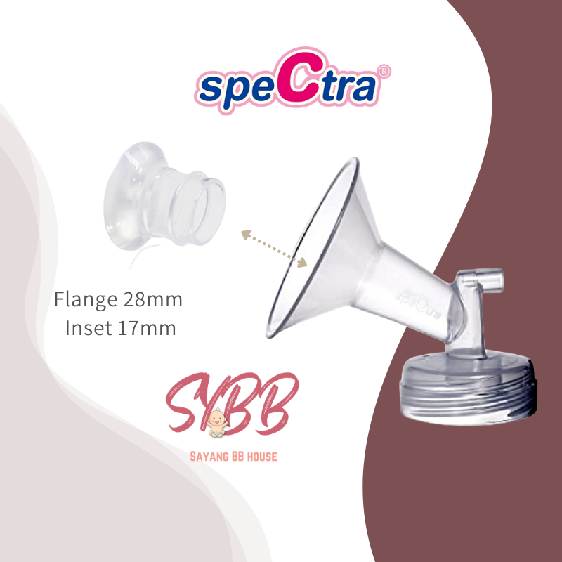 Spectra Flange 28mm - Insert 24mm or 21mm ( breast pump accessories )