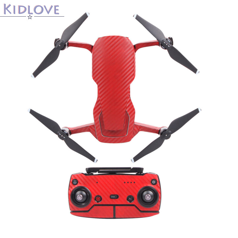 【Hàng Có Sẵn】 Bộ Đầy Đủ Sunnylife Kidlove Miếng Dán Đồ Họa Hạt Carbon PVC Chống Trầy Xước Chống Nước Hiệu Ứng 3D Skin Decals Dành Cho DJI MAVIC AIR (nhãn dán duy nhất)