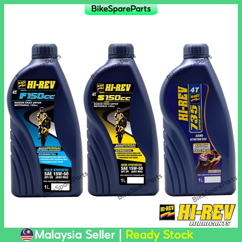 HIREV 4T Fully F150CC/Semi S150 SAE/735 Semi Synthetic 15W50 15W50