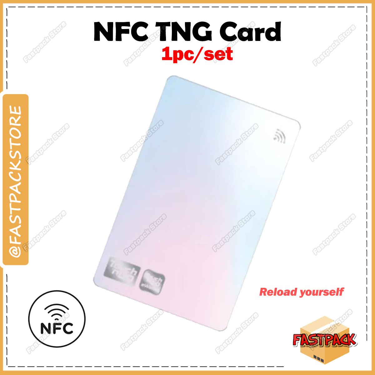 Touch N Go NFC Card Enhanced Card TNG Card Trusted Seller Kad Tol Highway Public Transport Malaysia Bus Toll 1pc/set