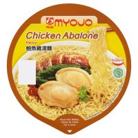 MYOJO Instant Noodle Bowl Curry Chicken Abalone Thai Tom Yam 79G