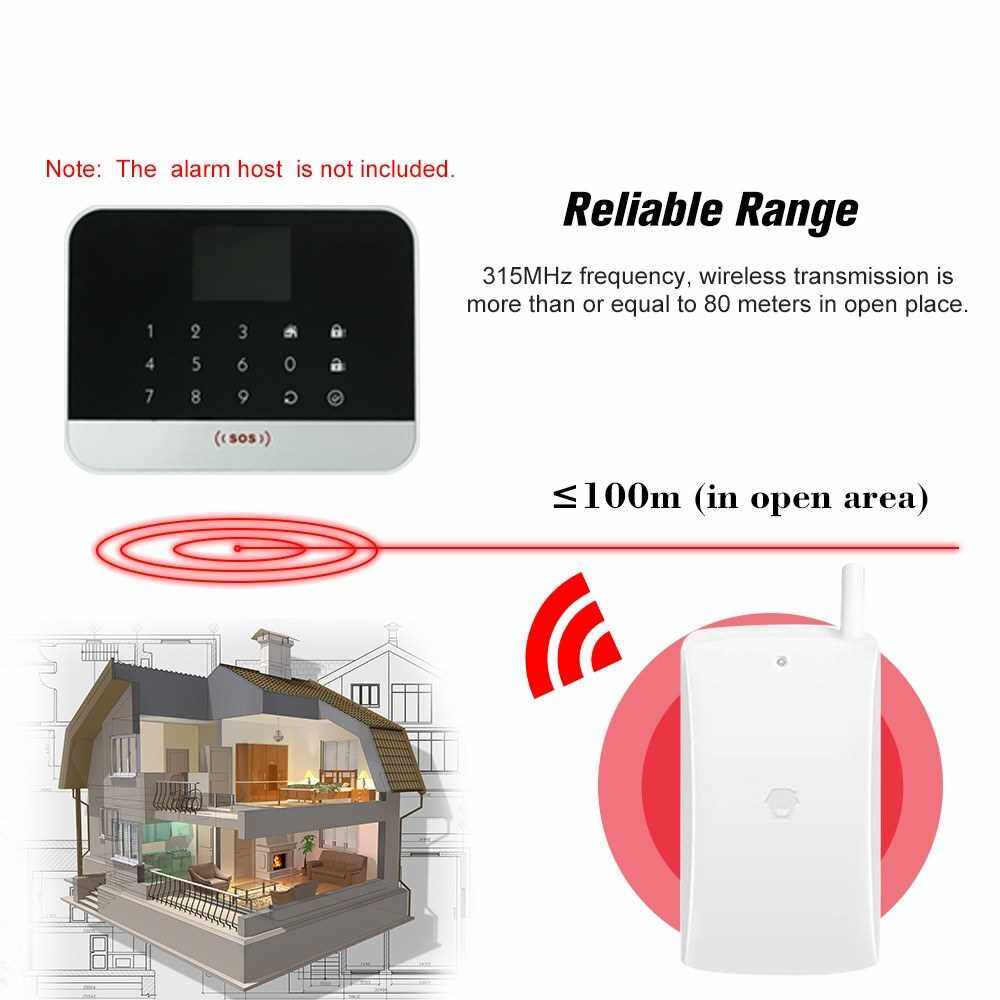 Best Selling Chuango WD-80 315MHz Wireless Vibration Detector Anti-theft Sensor Anti Lost Warning Door Window Alarm Sensor Home Security Alarm System (Standard)