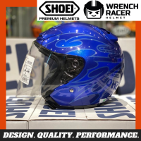 Helmet SHOEI JFORCE 2 Jack Blue Helmet / SHOEI JF2 Jack Biru Helmet / Visor SHOEI CJ1
