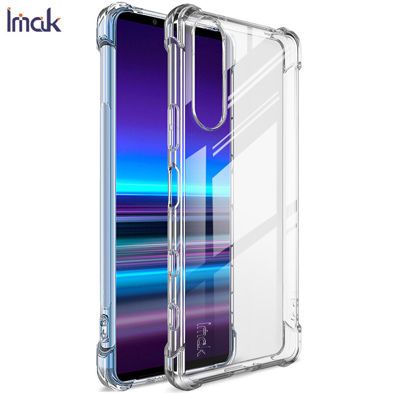 Dành Cho Sony Xperia 5 II IMAK Ốp Chống Sốc Túi Khí Silicon Mềm 6.1 Inch