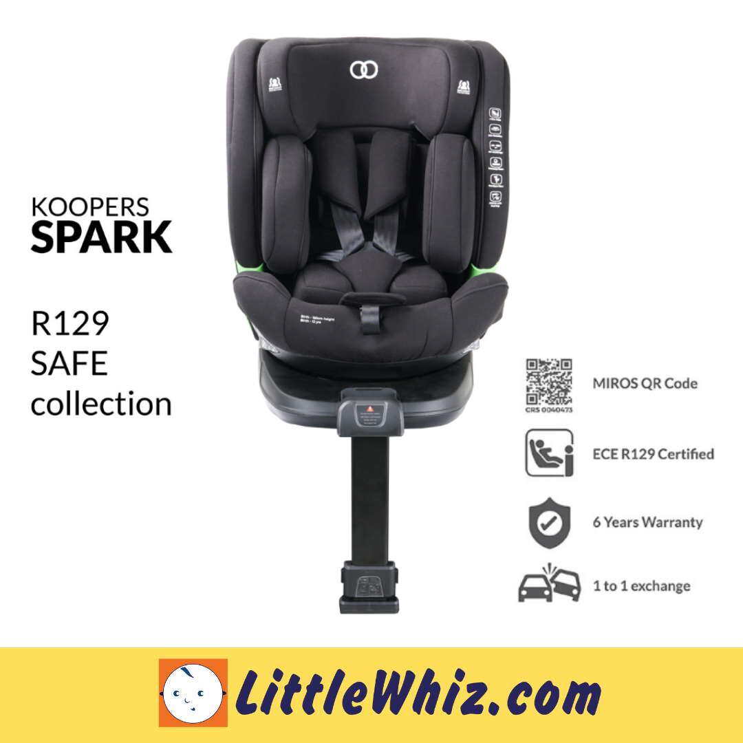 Koopers Spark 360 Baby Car Seat | ECE R129 Approved SAFE Collection | FREE GIFT