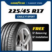 Goodyear 225/45R17 Eagle F1 Sport Tyre For C-Class/Elantra/Jetta [Free Installation]