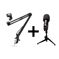 Fantech Microphone Leviosa MCX01 Professional Condenser Microphone with USB Interface RGB Lightning Cardioid Polar Pattern