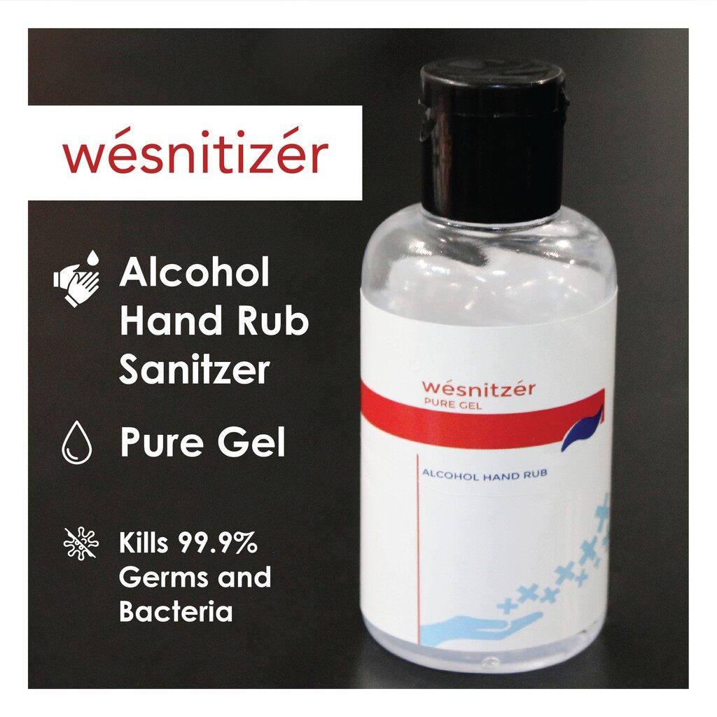 WESNITZER Portable Hand Sanitiser Pure Gel (60ml)